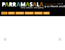 Tablet Screenshot of parramasala.com